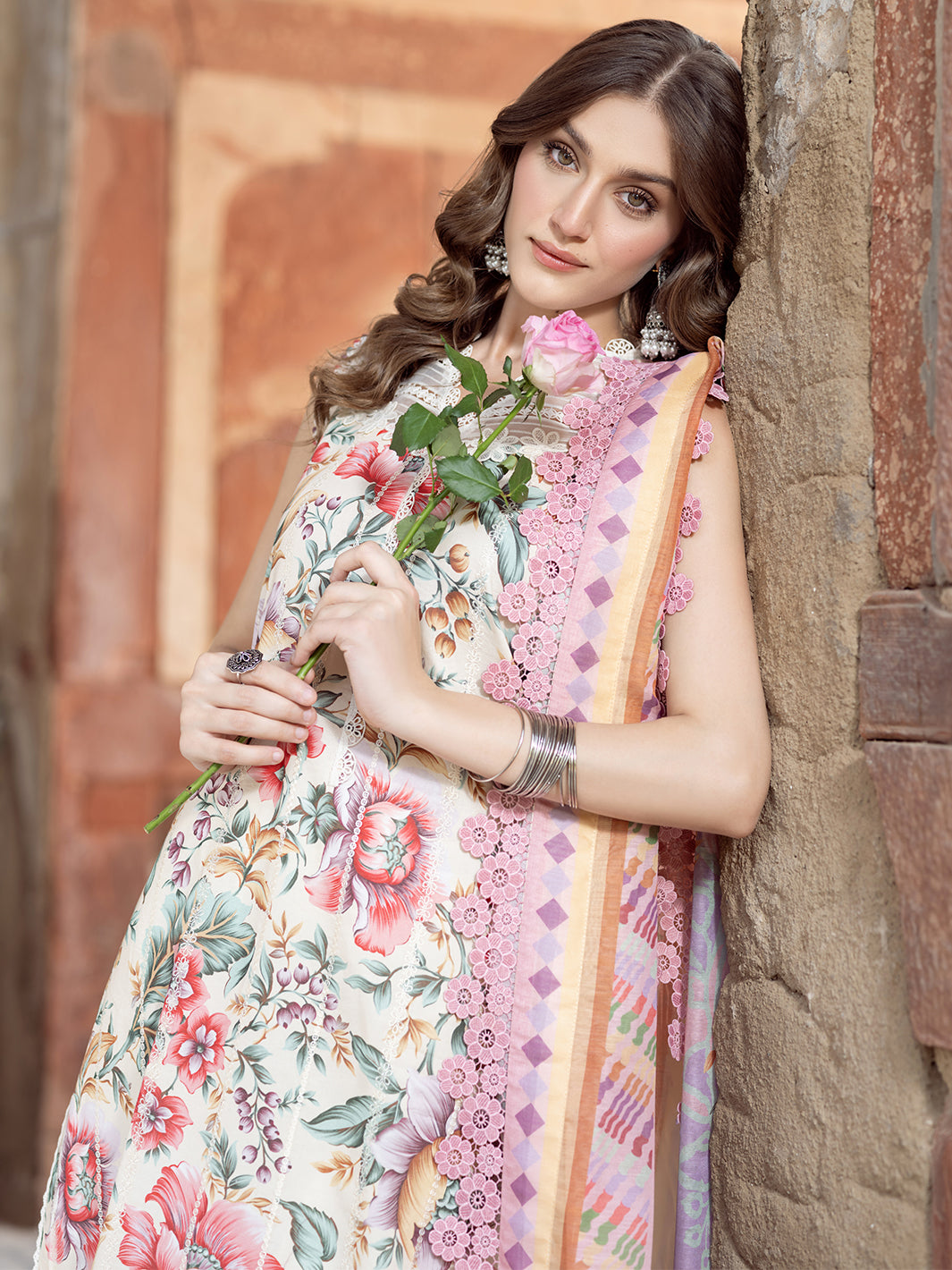 Bin Ilyas | Naqsh Naaz Luxury Lawn 25 | 2085 - C by Bin Ilyas - Designer Dress - Type: Ladies Clothes - Available at Libayah - 100% Original