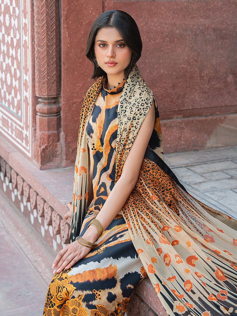 Bin Ilyas | Naqsh Naaz Luxury Lawn 25 | 2086 - B by Bin Ilyas - Designer Dress - Type: Ladies Clothes - Available at Libayah - 100% Original