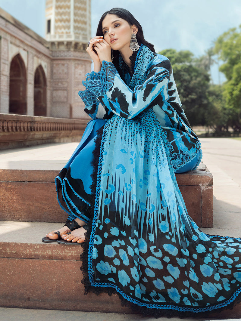 Bin Ilyas | Naqsh Naaz Luxury Lawn 25 | 2086 - D by Bin Ilyas - Designer Dress - Type: Ladies Clothes - Available at Libayah - 100% Original