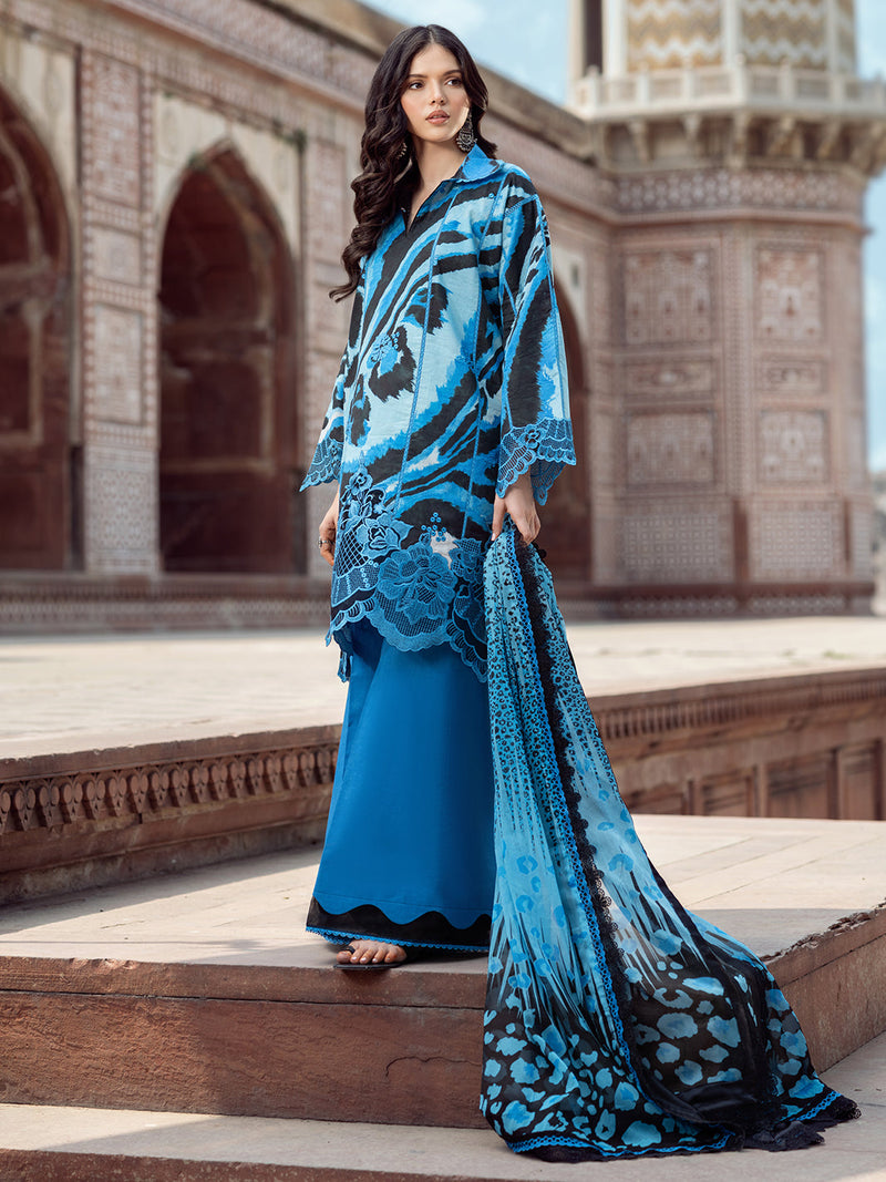 Bin Ilyas | Naqsh Naaz Luxury Lawn 25 | 2086 - D by Bin Ilyas - Designer Dress - Type: Ladies Clothes - Available at Libayah - 100% Original