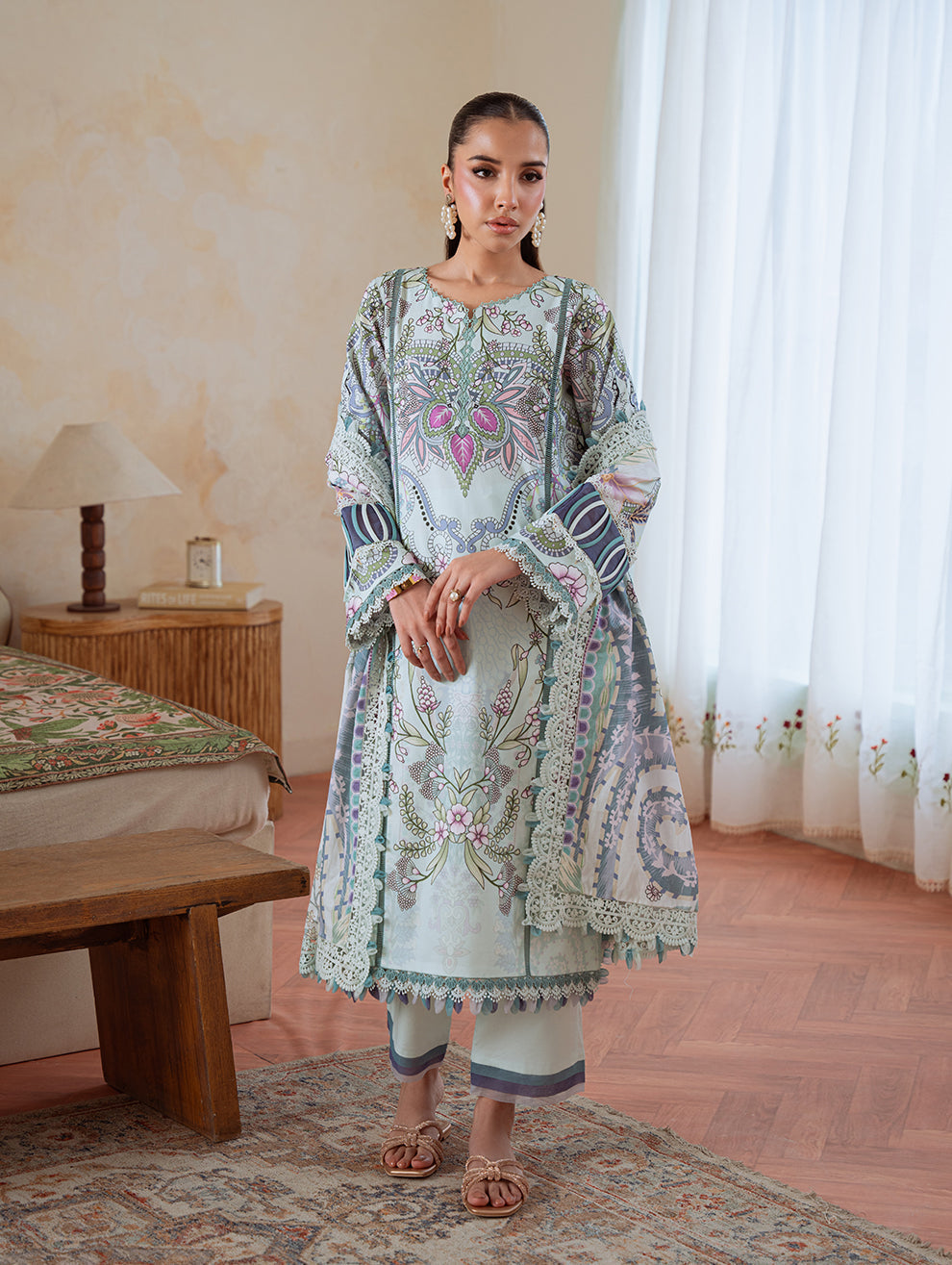 Jade | Cambric 25 | URBANE CAMBRIC PRINTS 2025 A by Jade - Designer Dress  - Type : Ladies Clothes - Available at Libayah - 100% Original 
