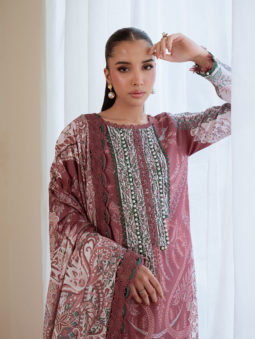 Jade | Cambric 25 | URBANE CAMBRIC PRINTS 2025 C by Jade - Designer Dress  - Type : Ladies Clothes - Available at Libayah - 100% Original 