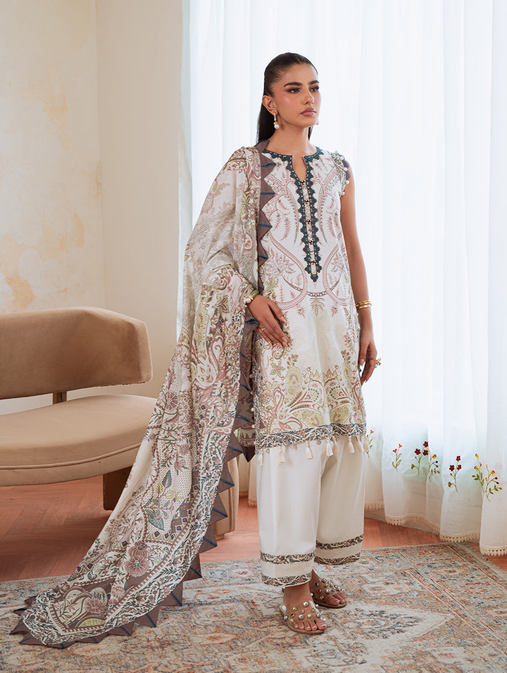 Jade | Cambric 25 | URBANE CAMBRIC PRINTS 2025 G by Jade - Designer Dress  - Type : Ladies Clothes - Available at Libayah - 100% Original 