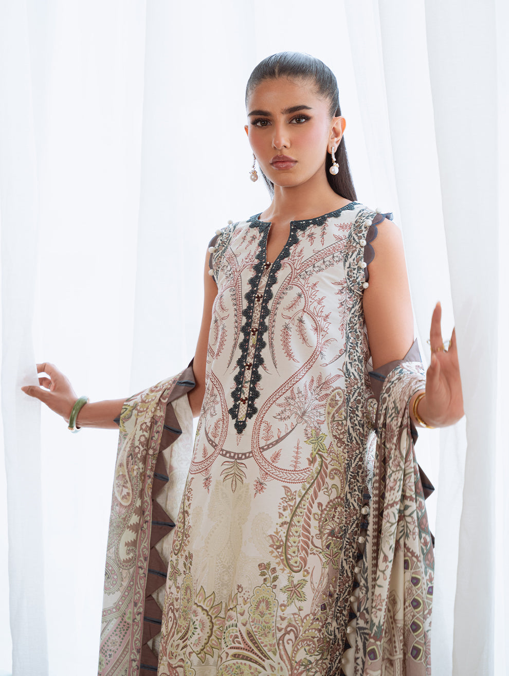 Jade | Cambric 25 | URBANE CAMBRIC PRINTS 2025 G by Jade - Designer Dress  - Type : Ladies Clothes - Available at Libayah - 100% Original 