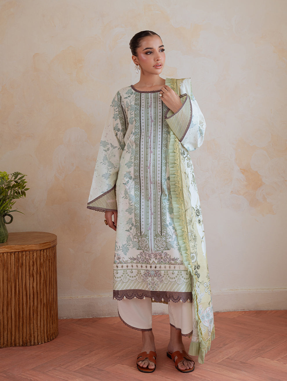 Jade | Cambric 25 | URBANE CAMBRIC PRINTS 2025 H by Jade - Designer Dress  - Type : Ladies Clothes - Available at Libayah - 100% Original 
