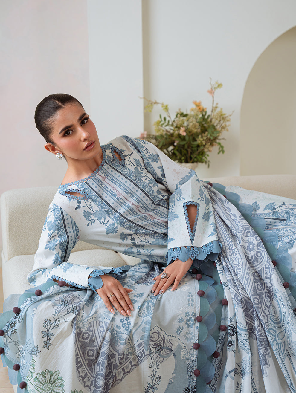 Jade | Cambric 25 | URBANE CAMBRIC PRINTS 2025 I by Jade - Designer Dress  - Type : Ladies Clothes - Available at Libayah - 100% Original 