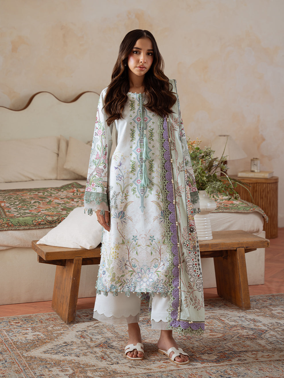 Jade | Cambric 25 | URBANE CAMBRIC PRINTS 2025 L by Jade - Designer Dress  - Type : Ladies Clothes - Available at Libayah - 100% Original 
