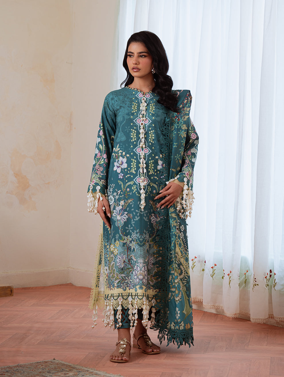 Jade | Cambric 25 | URBANE CAMBRIC PRINTS 2025 M by Jade - Designer Dress  - Type : Ladies Clothes - Available at Libayah - 100% Original 