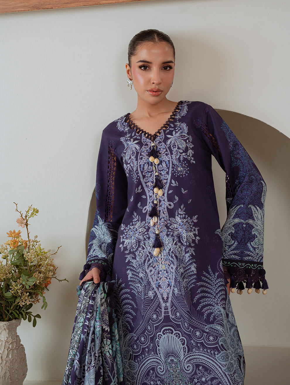 Jade | Cambric 25 | URBANE CAMBRIC PRINTS 2025 N by Jade - Designer Dress  - Type : Ladies Clothes - Available at Libayah - 100% Original 