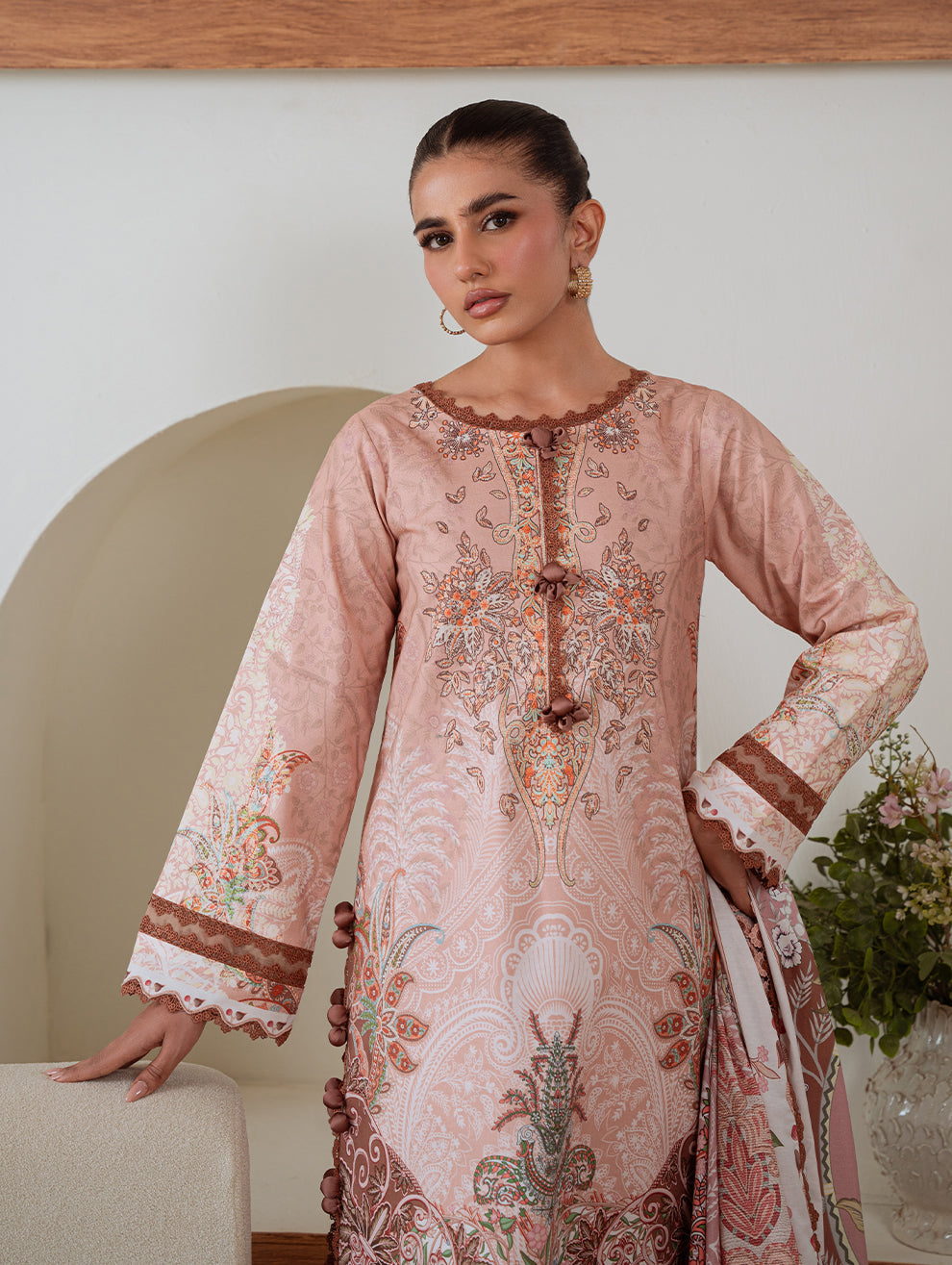 Jade | Cambric 25 | URBANE CAMBRIC PRINTS 2025 O by Jade - Designer Dress  - Type : Ladies Clothes - Available at Libayah - 100% Original 