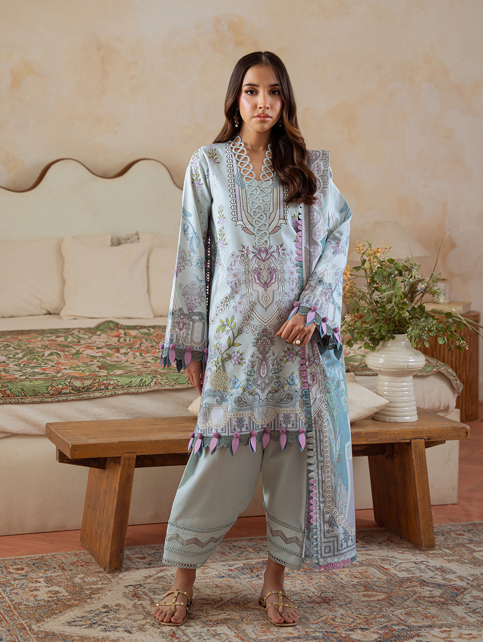 Jade | Cambric 25 | URBANE CAMBRIC PRINTS 2025 P by Jade - Designer Dress  - Type : Ladies Clothes - Available at Libayah - 100% Original 