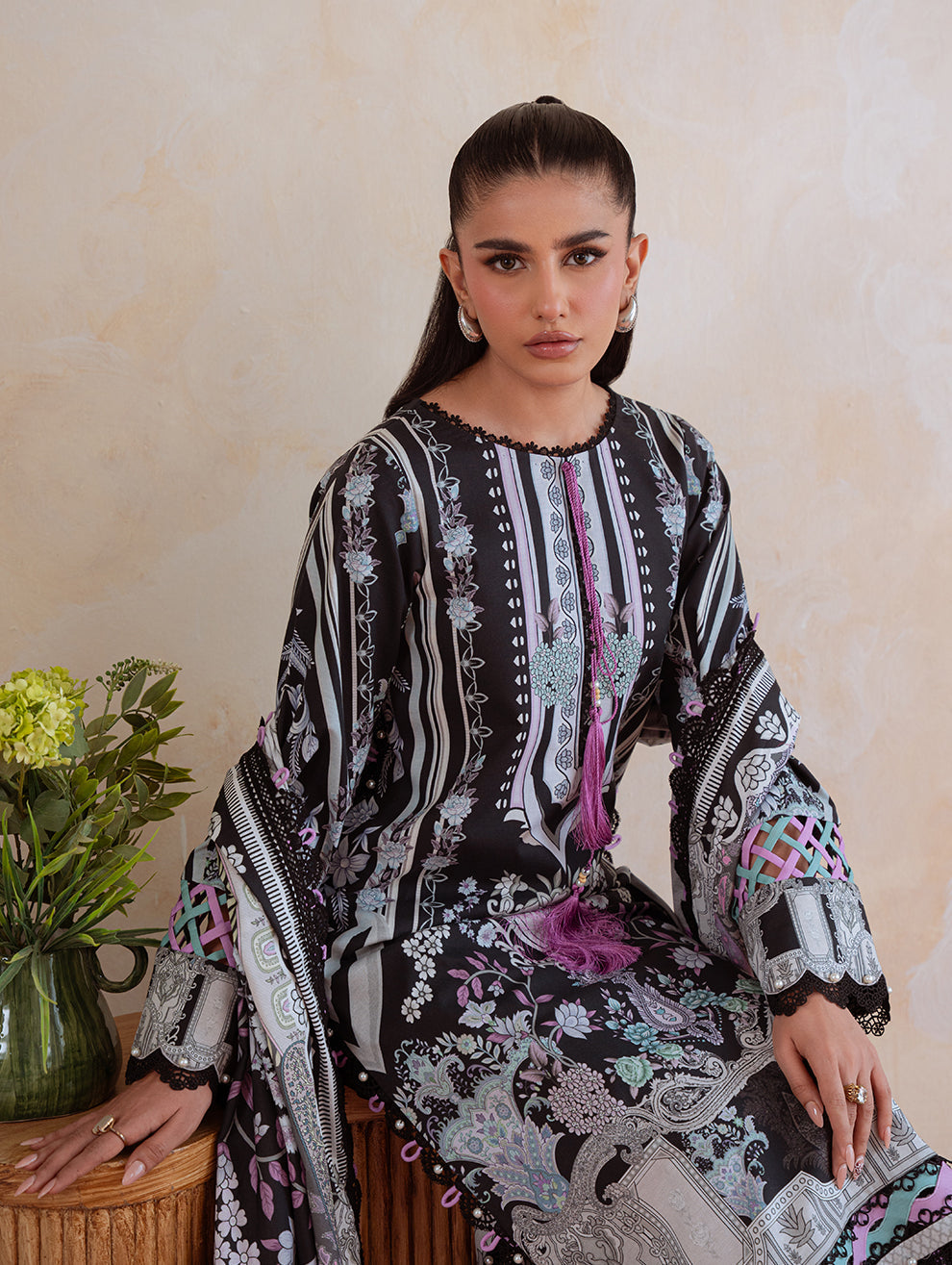 Jade | Cambric 25 | URBANE CAMBRIC PRINTS 2025 Q by Jade - Designer Dress  - Type : Ladies Clothes - Available at Libayah - 100% Original 