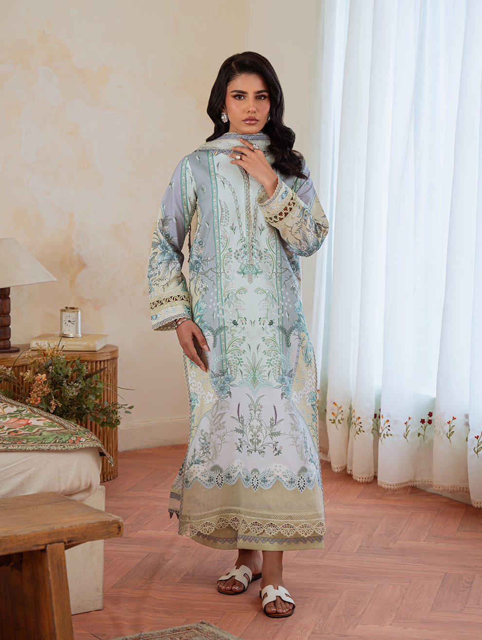 Jade | Cambric 25 | URBANE CAMBRIC PRINTS 2025 R by Jade - Designer Dress  - Type : Ladies Clothes - Available at Libayah - 100% Original 
