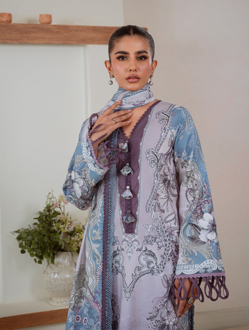Jade | Cambric 25 | URBANE CAMBRIC PRINTS 2025 AF by Jade - Designer Dress  - Type : Ladies Clothes - Available at Libayah - 100% Original 