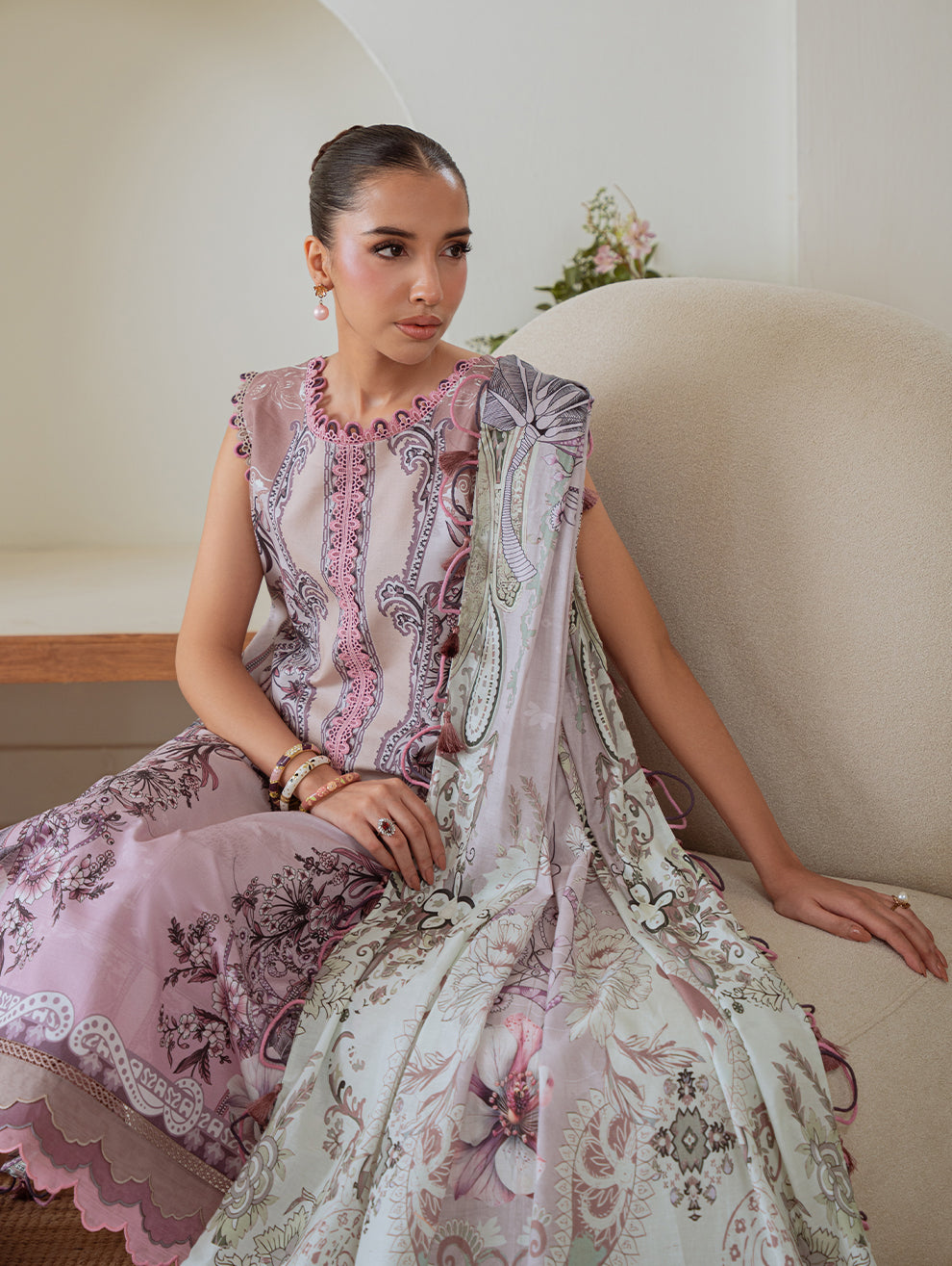 Jade | Cambric 25 | URBANE CAMBRIC PRINTS 2025 AG by Jade - Designer Dress  - Type : Ladies Clothes - Available at Libayah - 100% Original 