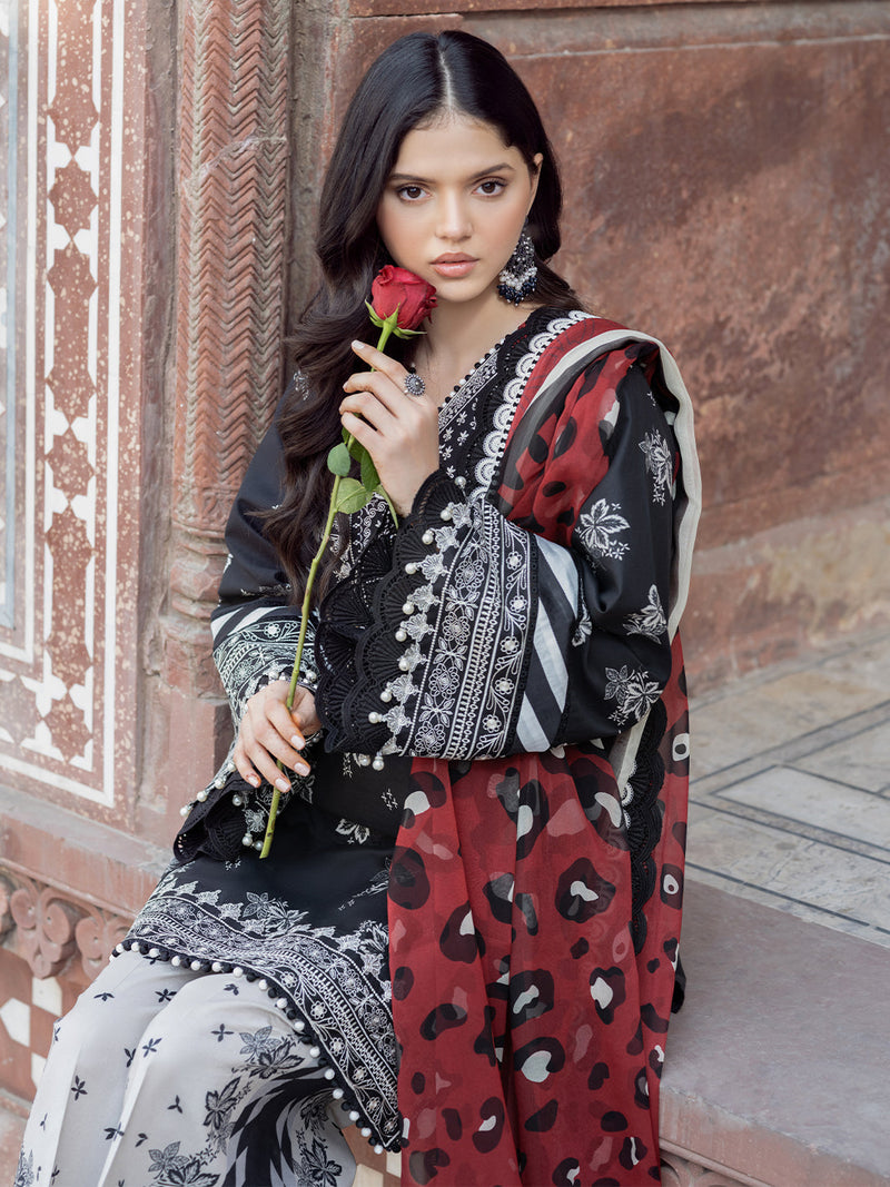 Bin Ilyas | Naqsh Naaz Luxury Lawn 25 | 2088 - A by Bin Ilyas - Designer Dress - Type: Ladies Clothes - Available at Libayah - 100% Original