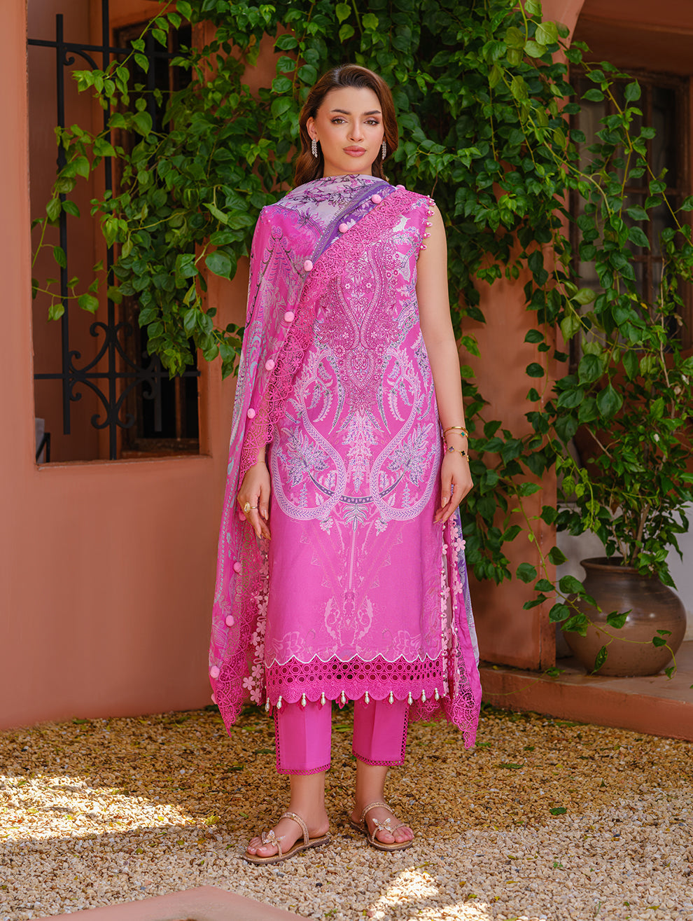 Jade | Cambric 25 | URBANE EMBROIDERED CAMBRIC 25 PK by Jade - Designer Dress  - Type : Ladies Clothes - Available at Libayah - 100% Original 