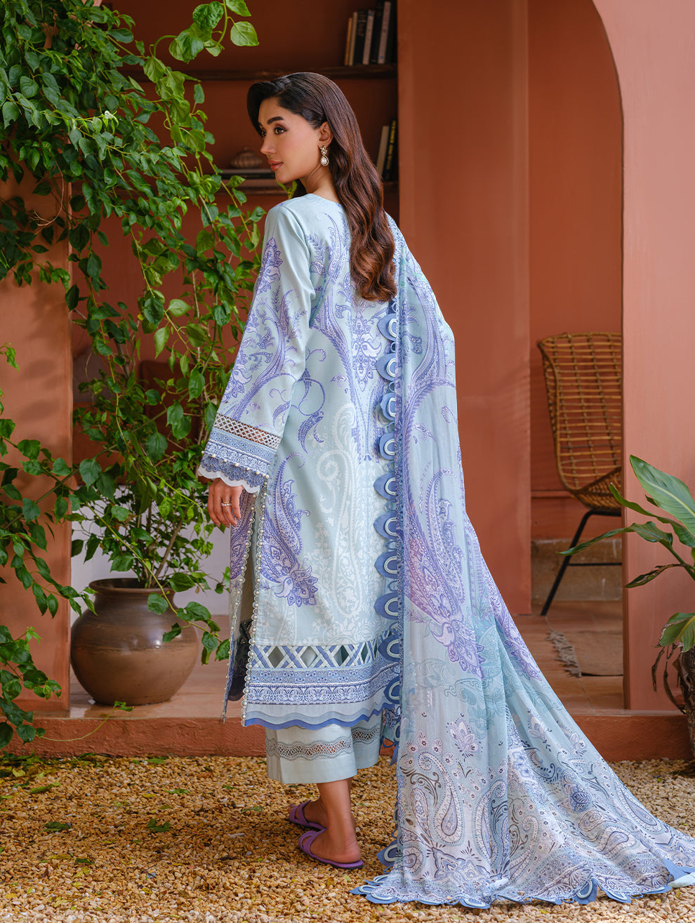 Jade | Cambric 25 | URBANE EMBROIDERED CAMBRIC 25 BB by Jade - Designer Dress  - Type : Ladies Clothes - Available at Libayah - 100% Original 