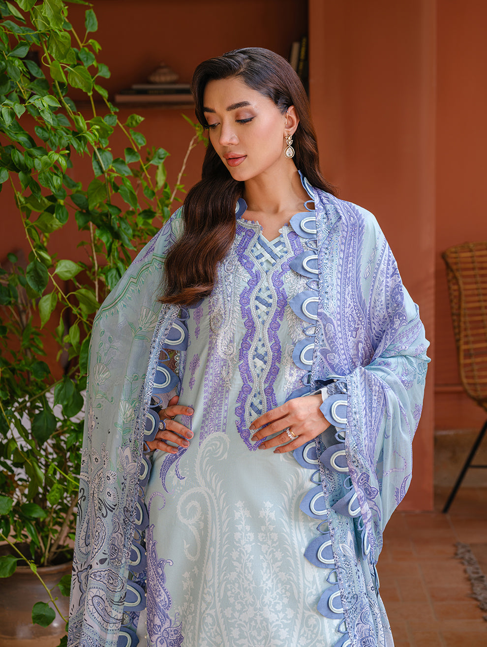 Jade | Cambric 25 | URBANE EMBROIDERED CAMBRIC 25 BB by Jade - Designer Dress  - Type : Ladies Clothes - Available at Libayah - 100% Original 