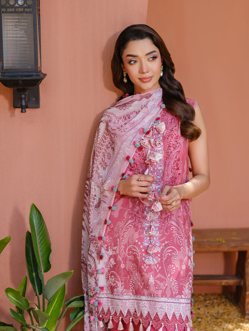Jade | Cambric 25 | URBANE EMBROIDERED CAMBRIC 25 MUL by Jade - Designer Dress  - Type : Ladies Clothes - Available at Libayah - 100% Original 