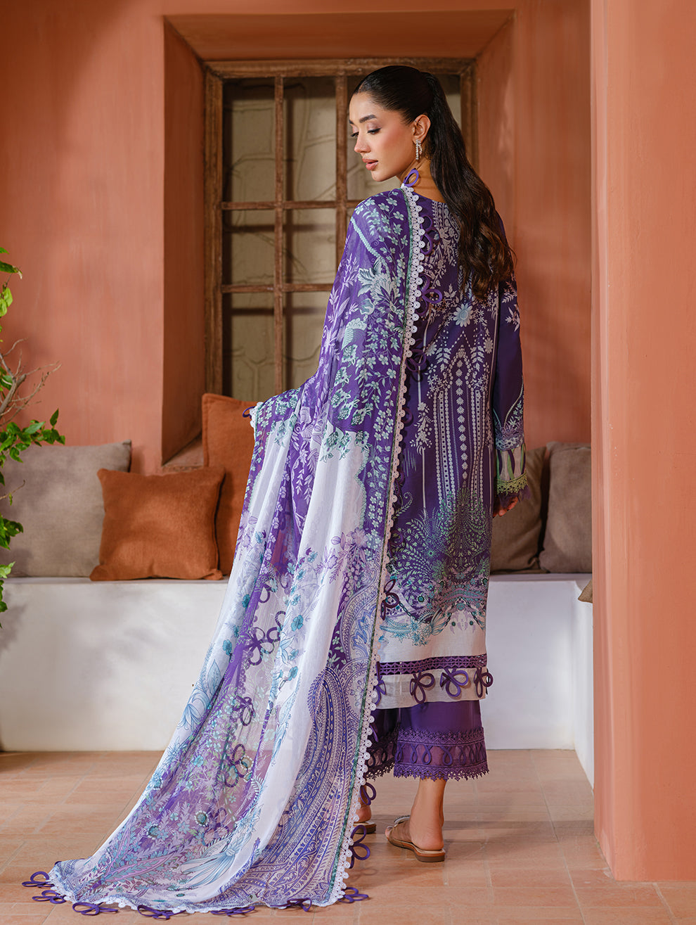 Jade | Cambric 25 | URBANE EMBROIDERED CAMBRIC 25 P by Jade - Designer Dress  - Type : Ladies Clothes - Available at Libayah - 100% Original 
