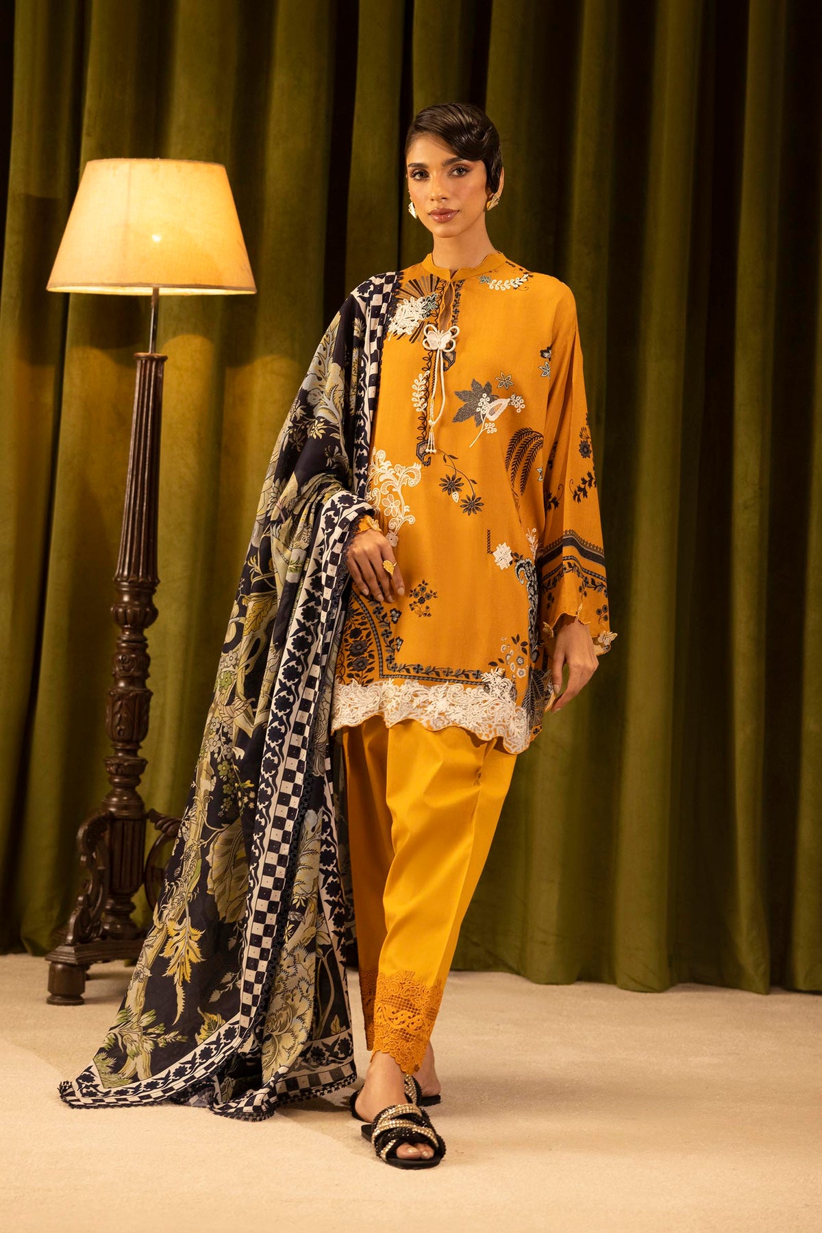 Sana Safinaz | Muzlin Winter 25 | 020A by Sana Safinaz - Designer Dress - Type : Ladies Clothes - Available at Libayah - 100% Original 