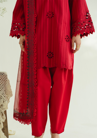 Zarqash | Whispers of Summer | CRIMSON BLOOM - Designer Dress - Type : Ladies Clothes - Available at Libayah - 100% Original