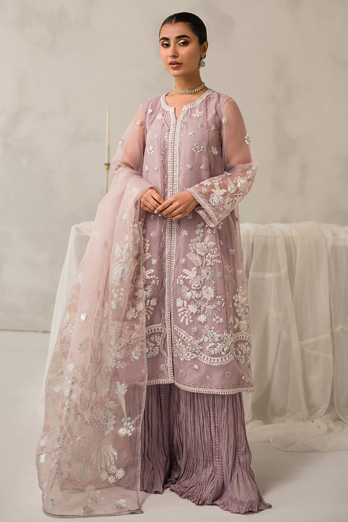 Cross Stitch | Luxe Atelier 24 | MAUVE SOMBER by Cross Stitch - Designer Dress - Type: Ladies Clothes - Available at Libayah - 100% Original