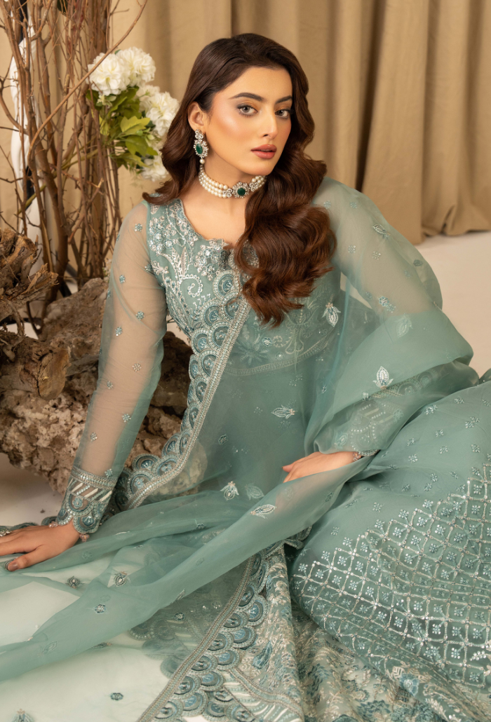 Humdum | Chiffon Collection | HOC - D10 by Humdum - Designer Dress - Type: Ladies Clothes - Available at Libayah - 100% Original