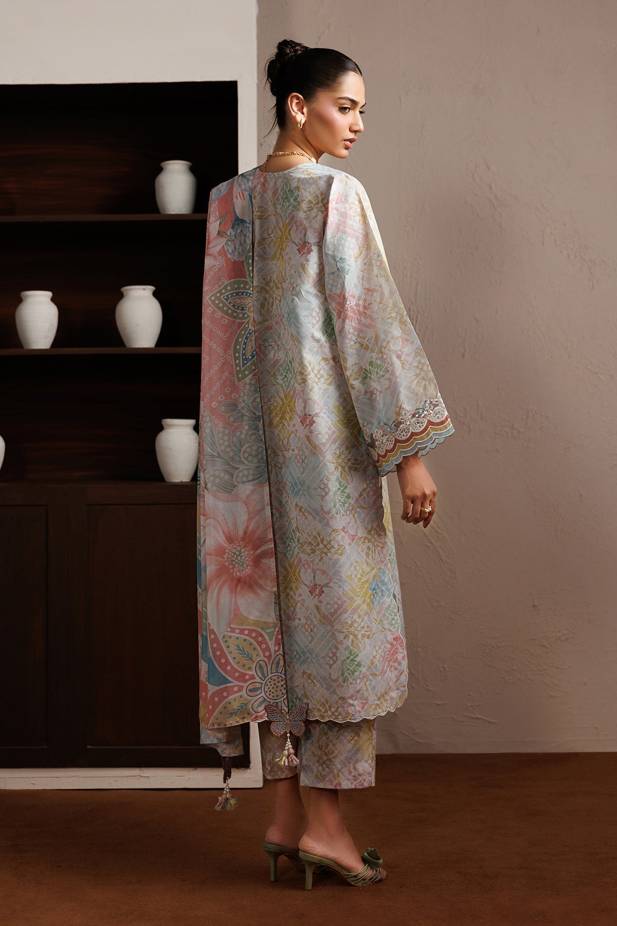 Baroque | Luxury Summer Pret | UF-4526 by Baroque - Designer Dress  - Type : Ladies Clothes - Available at Libayah - 100% Original 