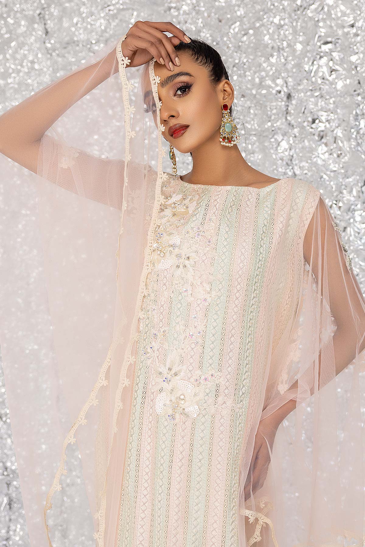Mina Kashif | Luxury Pret | MK23-02 by Mina Kashif - Designer Dress - Type: Formal - Available at Libayah - 100% Original
