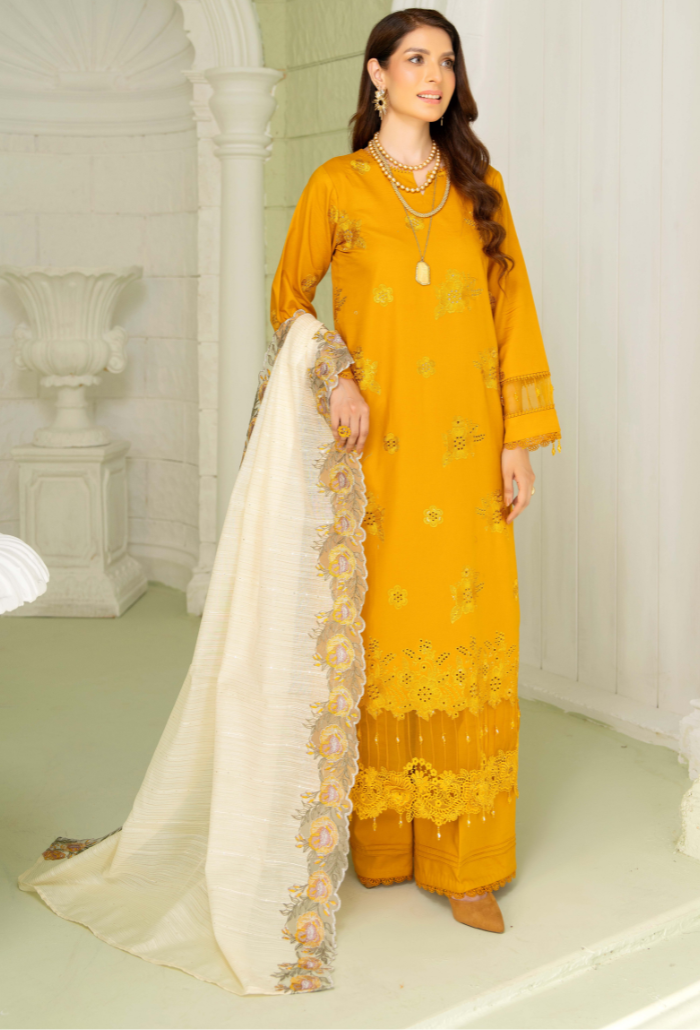Humdum | Baad e Baharan Lawn | Baad e Baharan - D09 by HumDum - Designer Dress - Type: Ladies Clothes - Available at Libayah - 100% Original