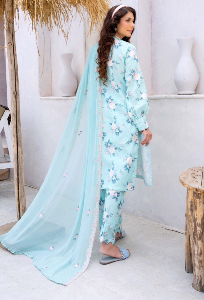 Humdum | Gardenia Lawn 24 | PLG 3 - D04 by HumDum - Designer Dress - Type: Ladies Clothes - Available at Libayah - 100% Original
