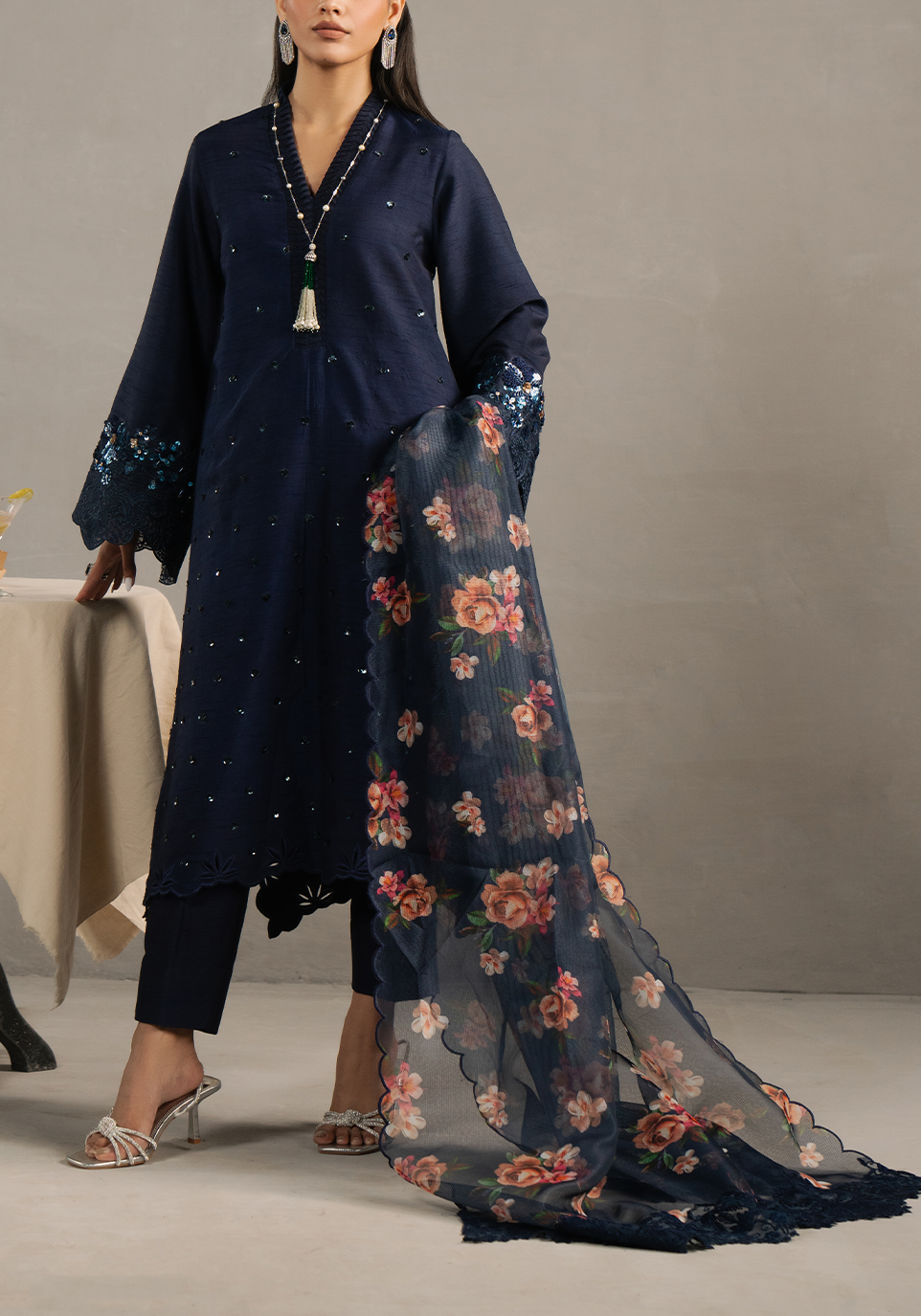 Zarqash | Silk Edit | ZQS 001 AMAYA by Zarqash - Designer Dress - Type: Ladies Clothes - Available at Libayah - 100% Original