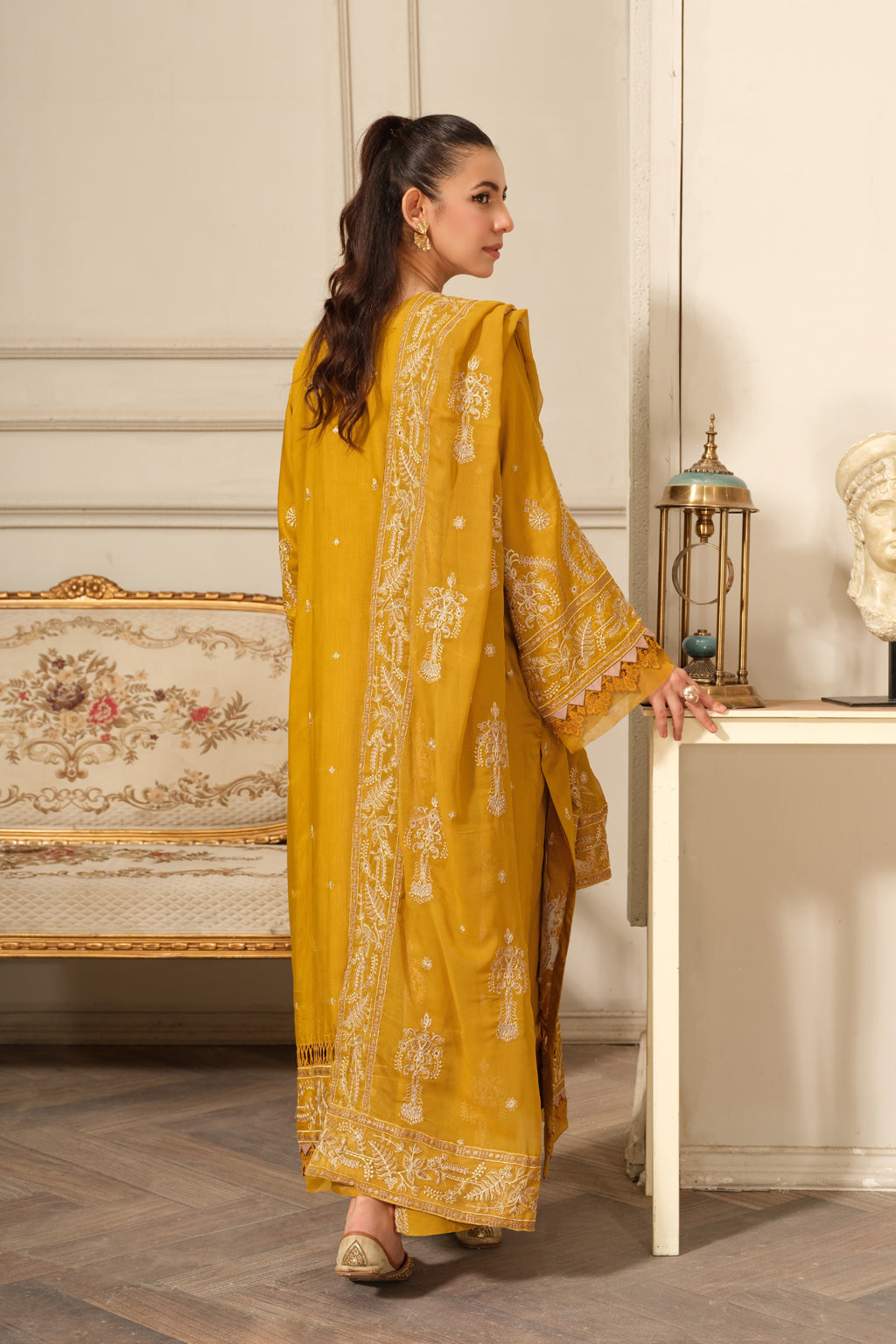 Johra | Silsila Embroidered Viscose | JH-257-SIL by Johra - Designer Dress - Type: Luxury - Available at Libayah - 100% Original