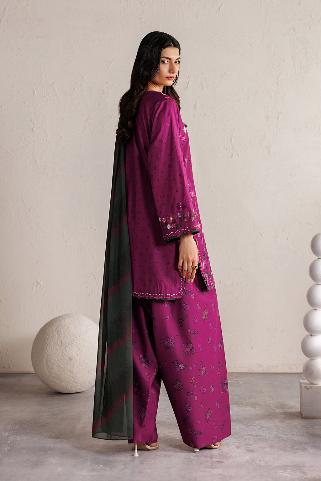 Iznik | Festive lawn 26 | IBE-01 Embroidered Lawn by Iznik - Designer Dress  - Type : Ladies Clothes - Available at Libayah - 100% Original 