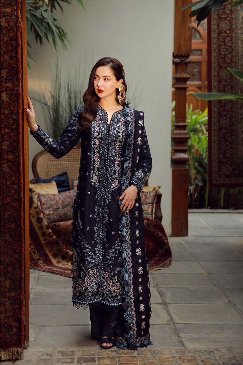 Maryam Hussain | Winter Shawl 25 | Roohi by Maryam Hussain - Designer Dress - Type : Ladies Clothes - Available at Libayah - 100% Original 