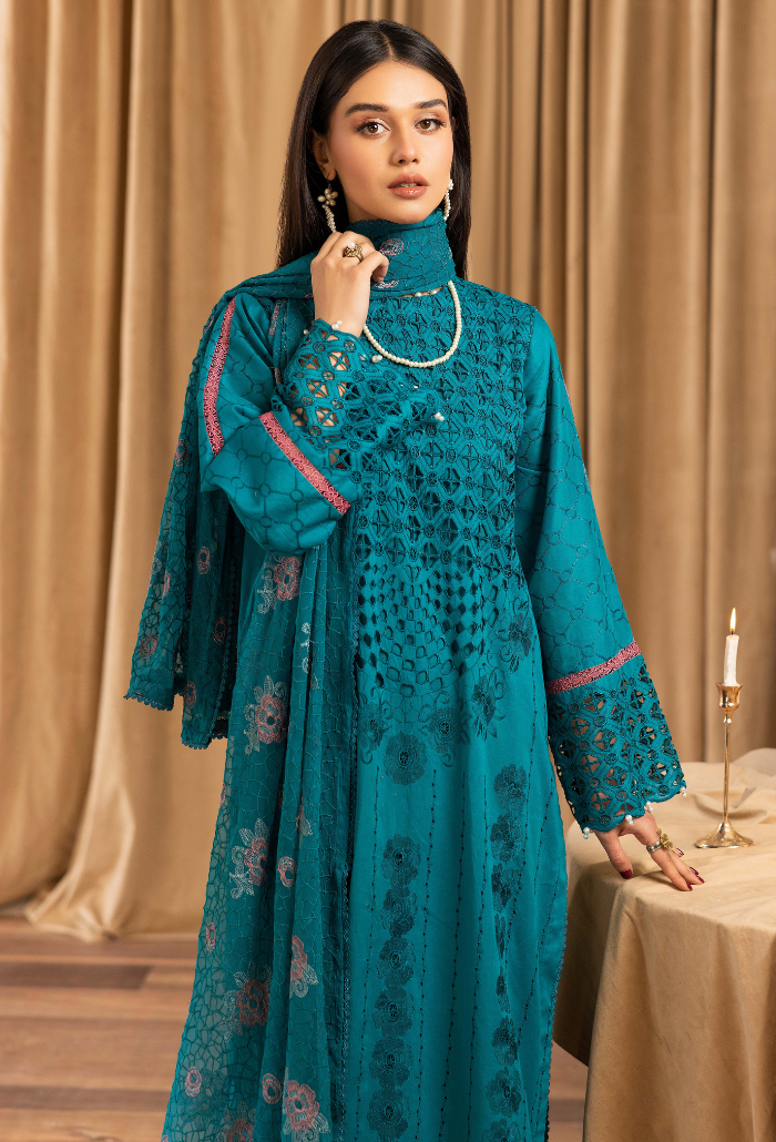 Humdum | Elegant Chikankari 25 | D04 by Humdum - Designer Dress - Type: Ladies Clothes - Available at Libayah - 100% Original