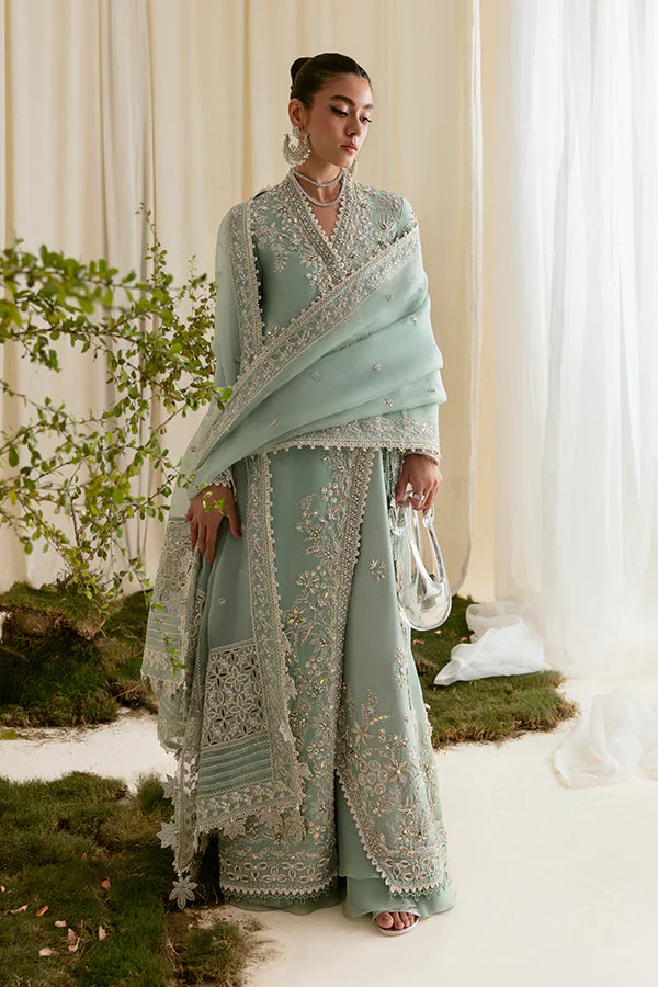 Suffuse | Freeshia Formals | Mint Angrakha - by Libayah - Registered Vendor of : Suffuse - 100% Original Designer Dress