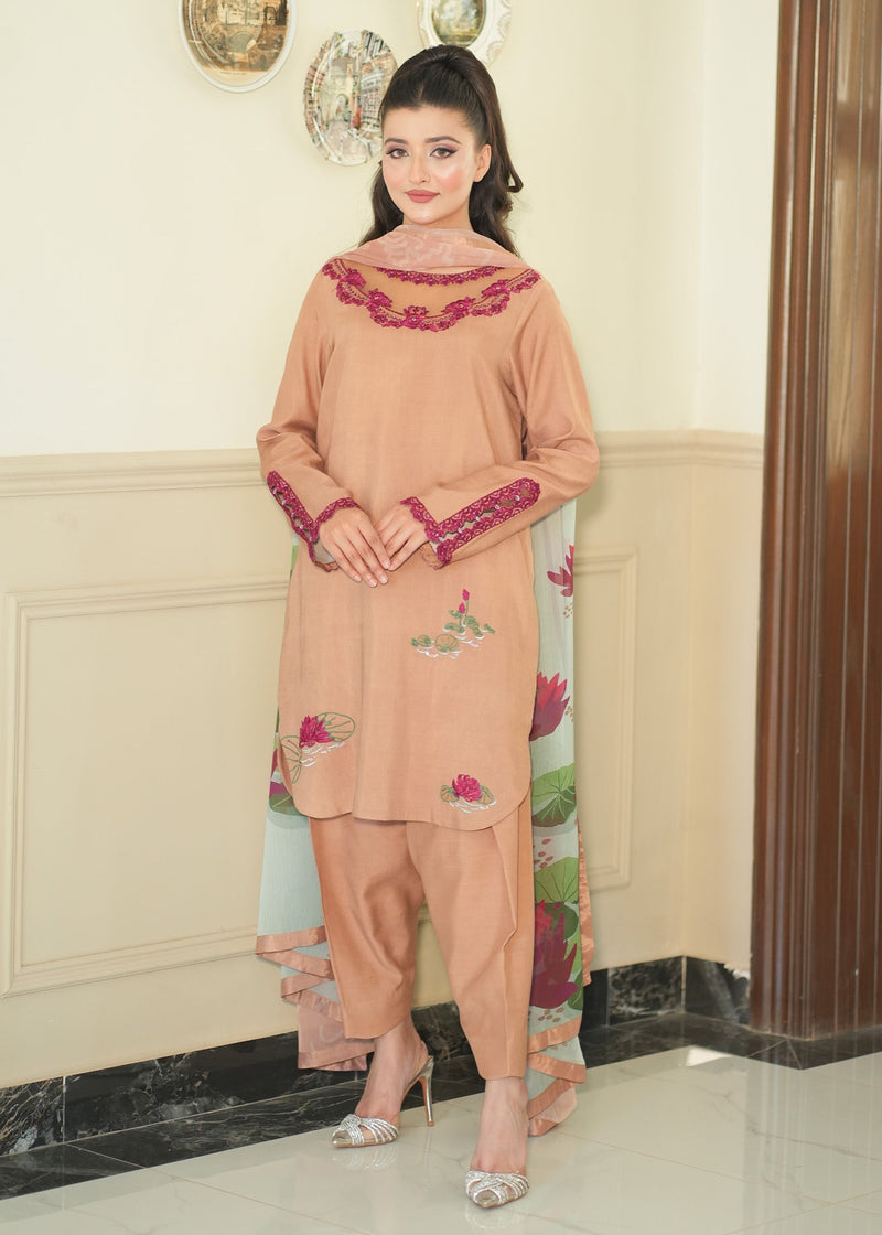 Fozia Khalid | Silk Spire | AMBER by Fozia Khalid - Designer Dress - Type: Ladies Clothes - Available at Libayah - 100% Original