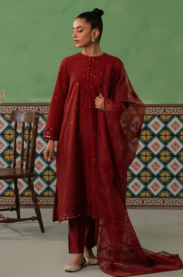 Cross Stitch | Mahiri Embroidered Collection | ROSE FLORINE by Cross Stitch - Designer Dress - Type: Ladies Clothes - Available at Libayah - 100% Original