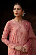 Cross Stitch | Premium Lawn 24 | APRICOT CHARM by Cross Stitch - Designer Dress - Type: Ladies Clothes - Available at Libayah - 100% Original