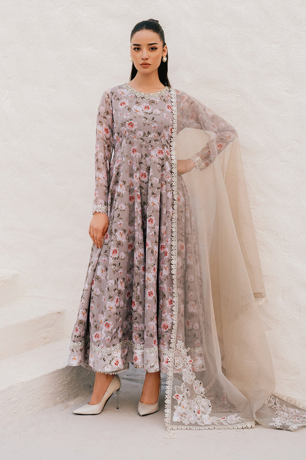 Baroque | Luxury Pret 25 | EMBROIDERED CHIFFON PR-1090 by Baroque - Designer Dress  - Type : Ladies Clothes - Available at Libayah - 100% Original 