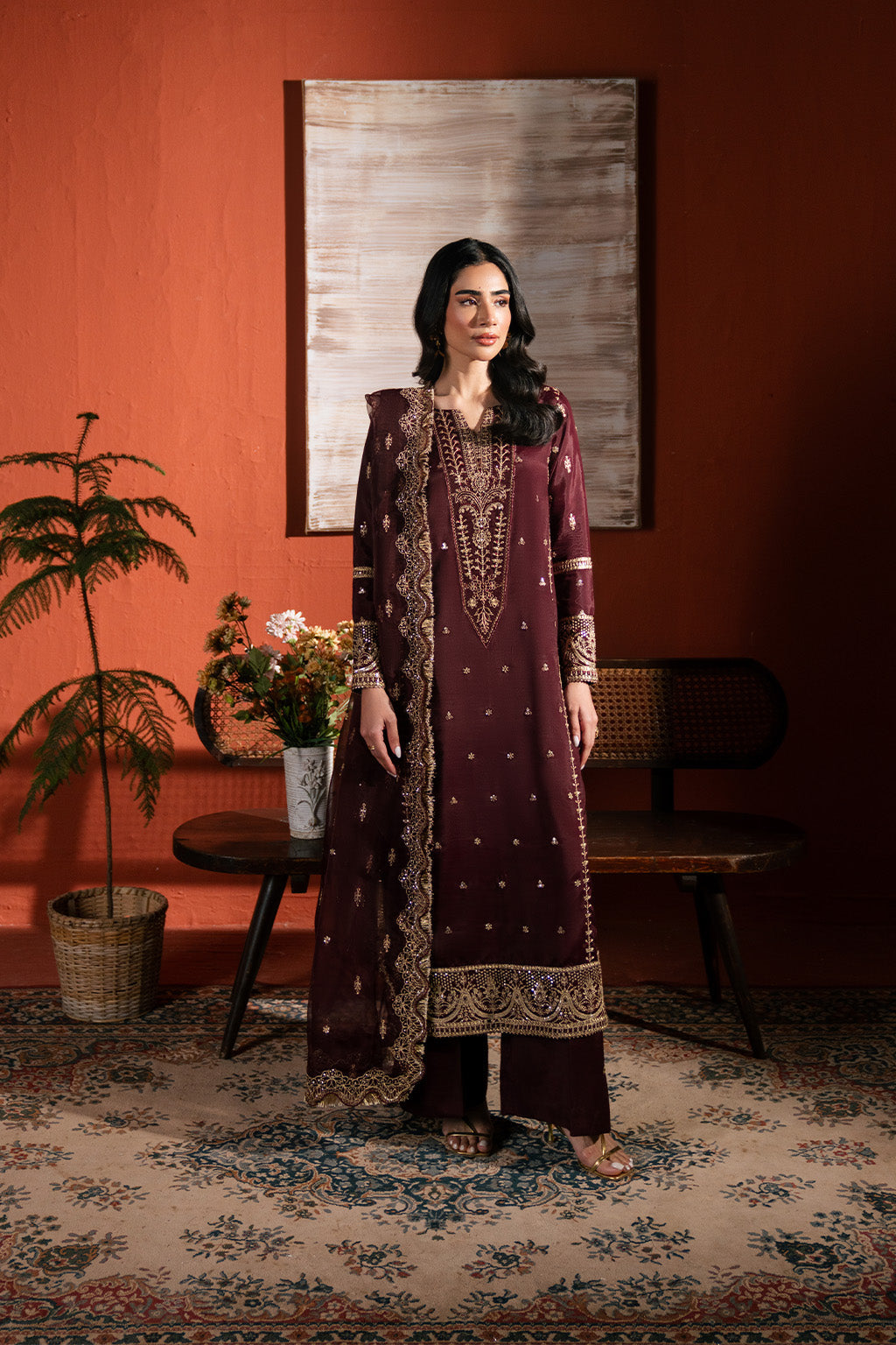 Neeshay | Raw Silk | RTW-RS-05 by Neeshay - Designer Dress  - Type : Ladies Clothes - Available at Libayah - 100% Original 