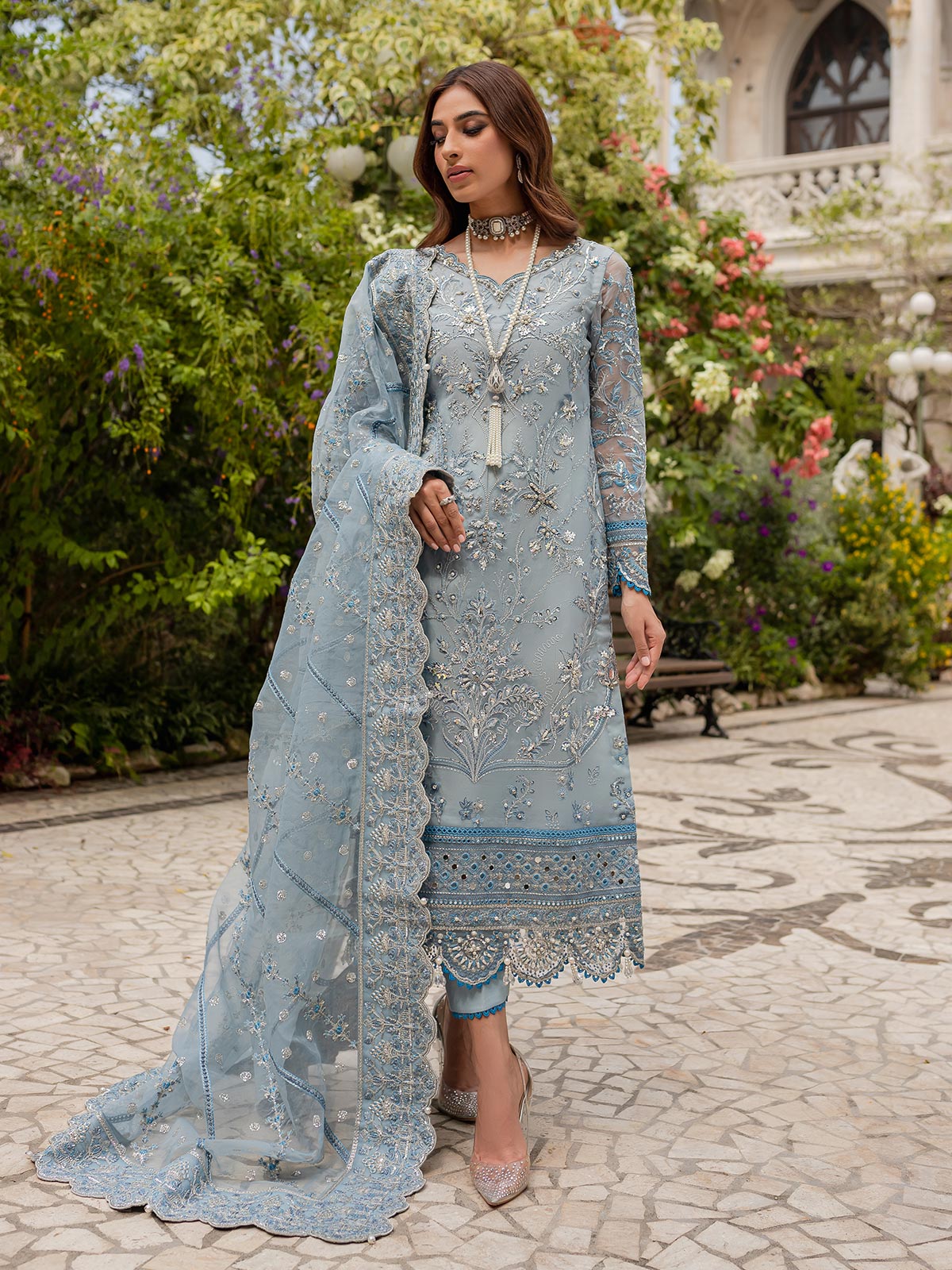 Gulaal | Luxury Pret | ESTIRAH GL-LP-V1-02 by Gulaal - Designer Dress - Type: Ladies Clothes - Available at Libayah - 100% Original