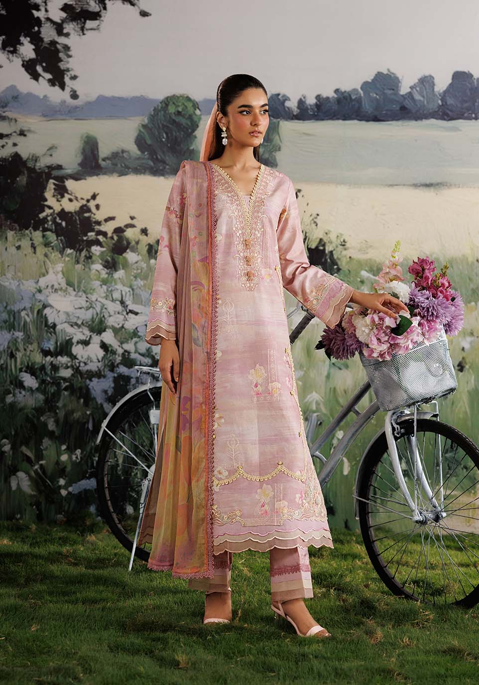 Zarqash | RimJhim The Moonsoon Edit 26 | SHABNAM ZQ002 by Zarqash - Designer Dress  - Type : Ladies Clothes - Available at Libayah - 100% Original 