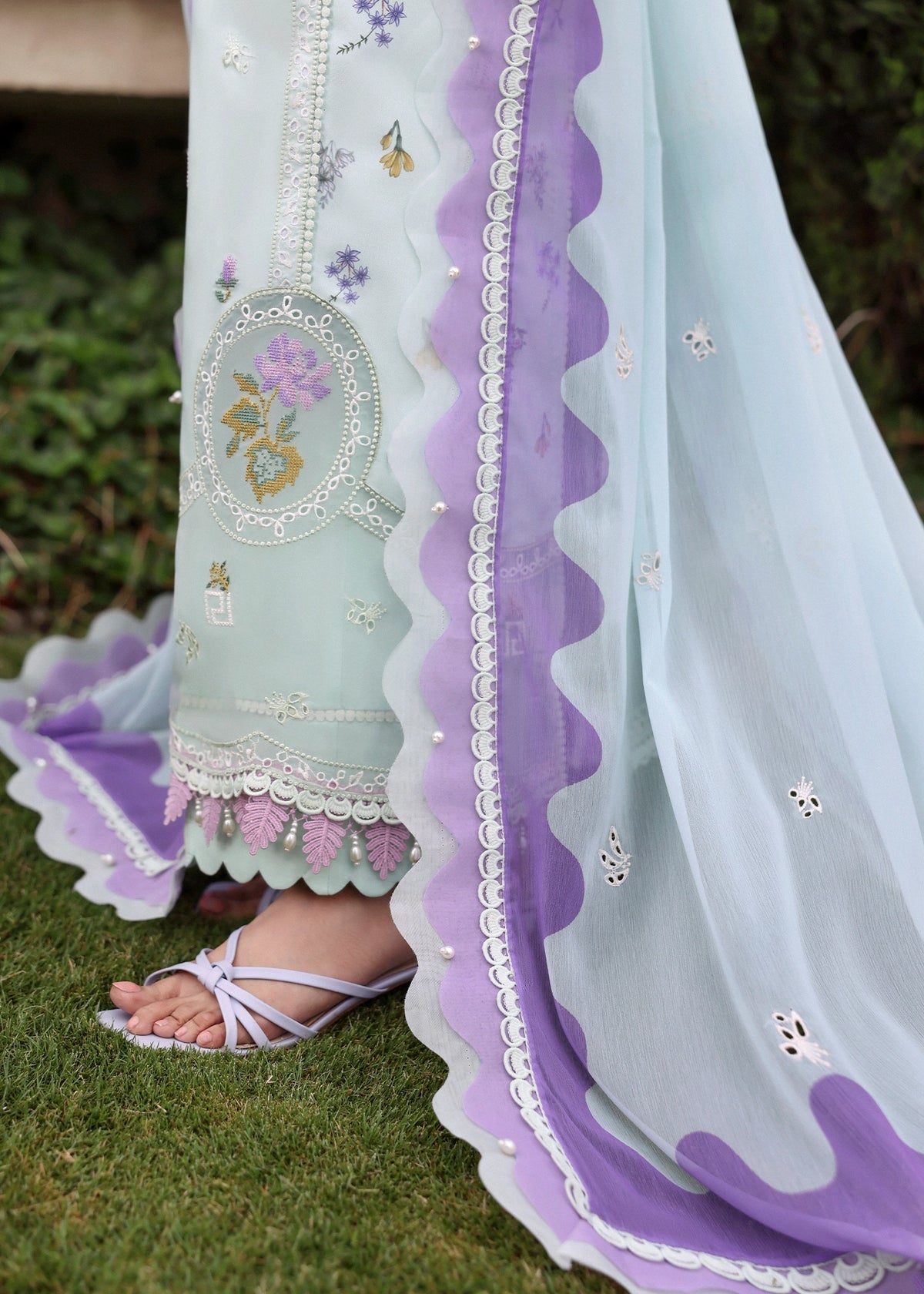 Sardinia | Embroidered Lawn Edit 26 | Misty Morning by Sardinia - Designer Dress  - Type : Ladies Clothes - Available at Libayah - 100% Original 