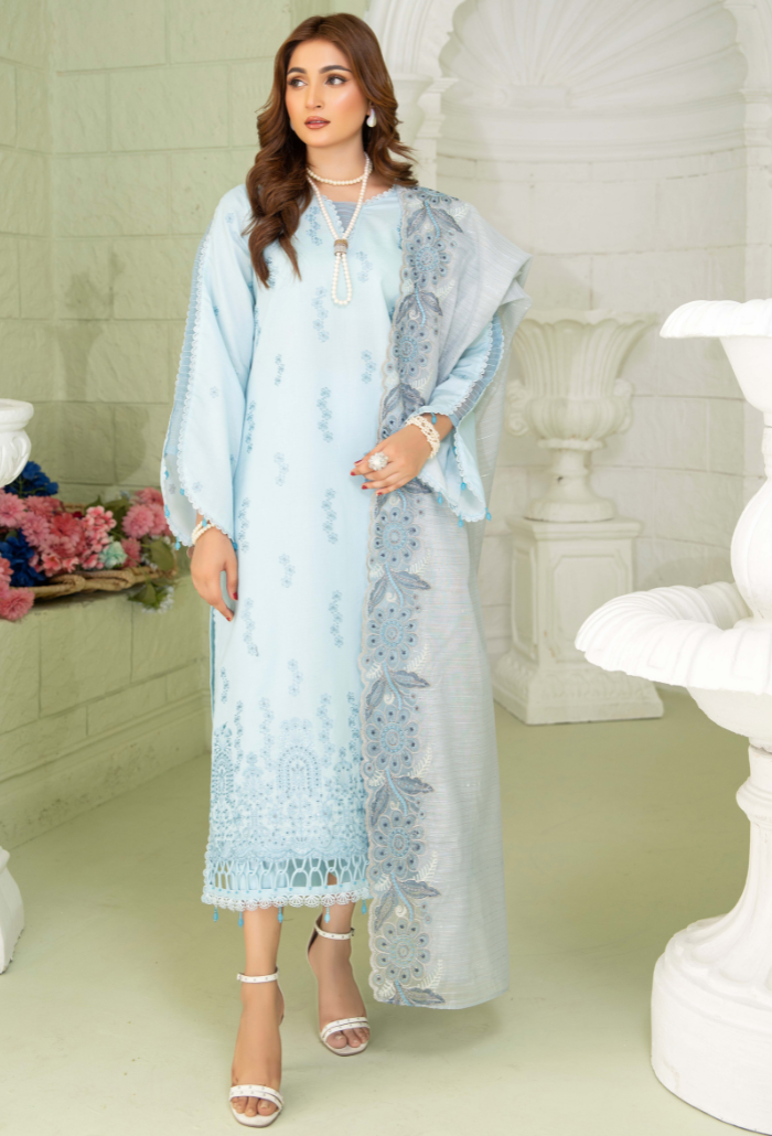 Humdum | Baad e Baharan Lawn | Baad e Baharan - D02 by HumDum - Designer Dress - Type: Ladies Clothes - Available at Libayah - 100% Original