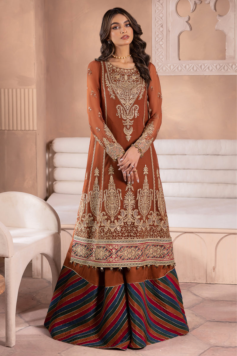 Jazmin | Formals Collection | CHIFFON UC-3040 by Jazmin - Designer Dress - Type: Ladies Clothes - Available at Libayah - 100% Original