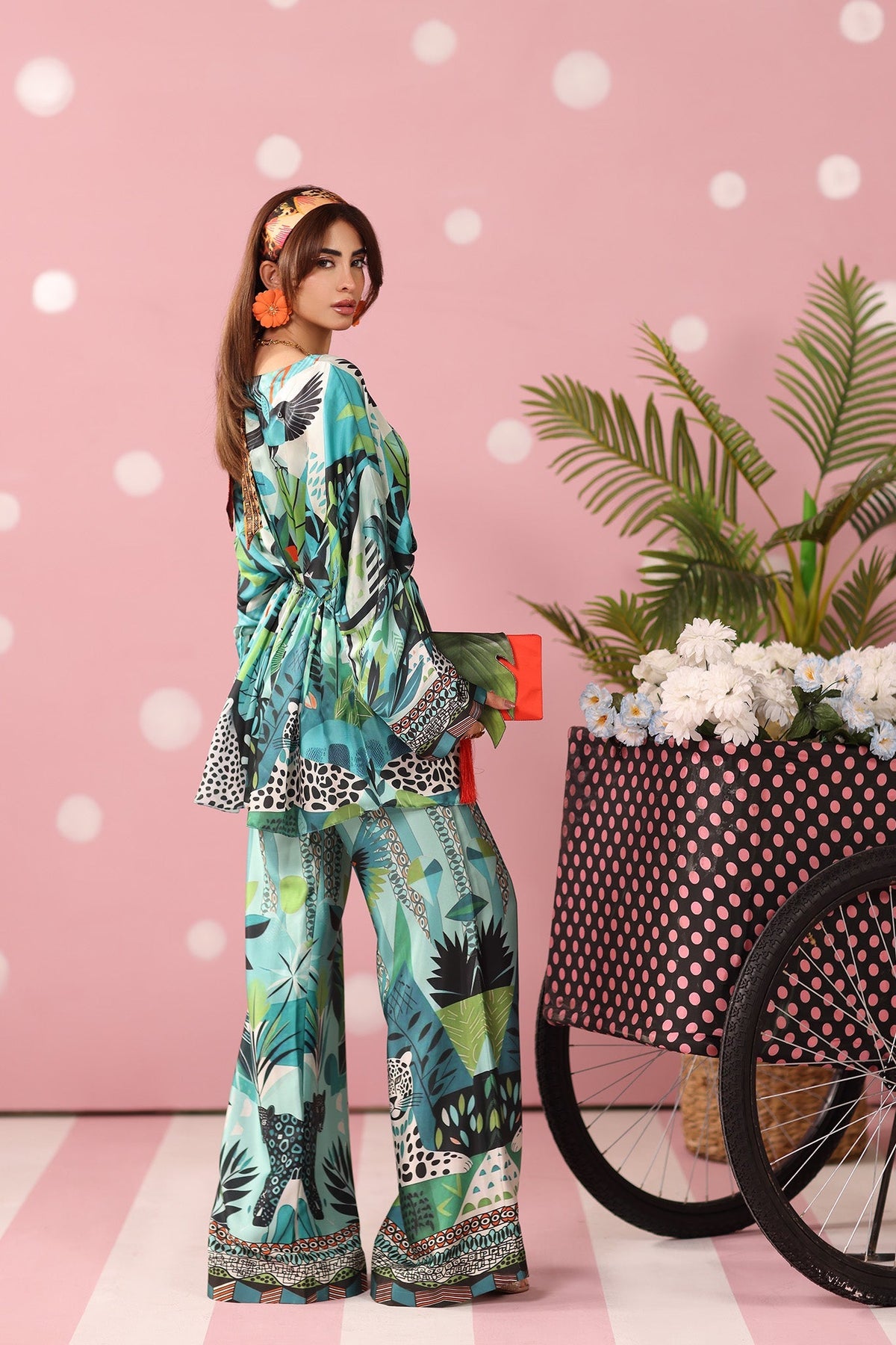 Musferah Saad | Resort Collection | Azure Ambush by Musferah Saad - Designer Dress  - Type : Ladies Clothes - Available at Libayah - 100% Original 